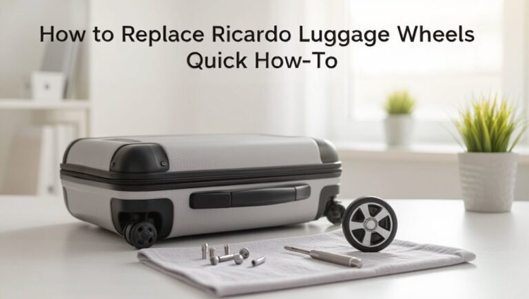 replace ricardo luggage wheels