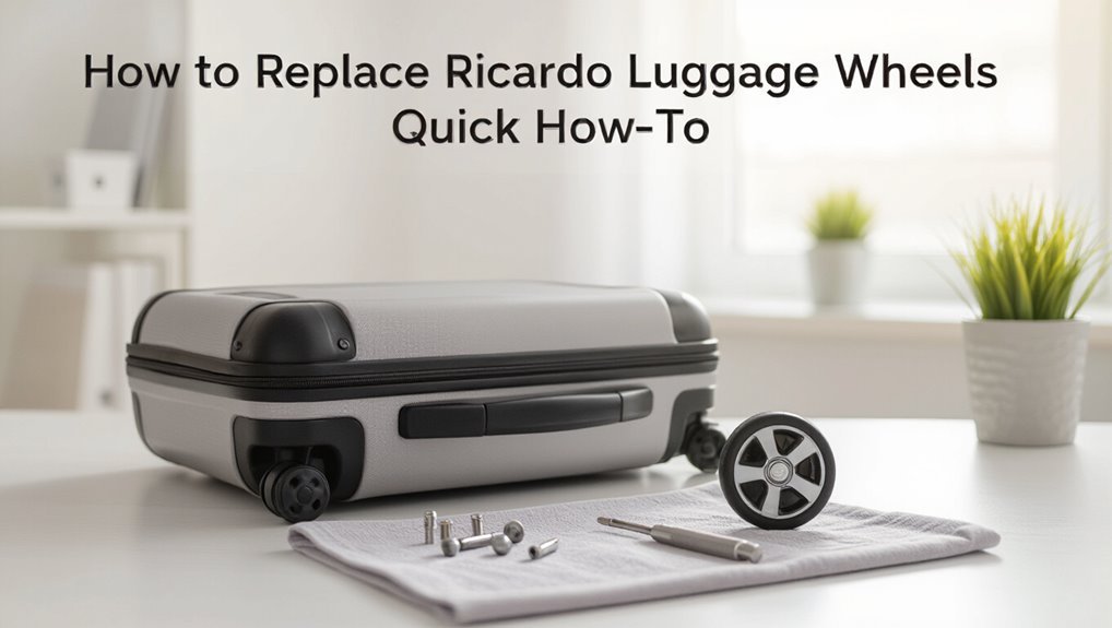 replace ricardo luggage wheels