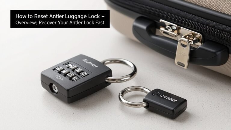 reset antler luggage lock