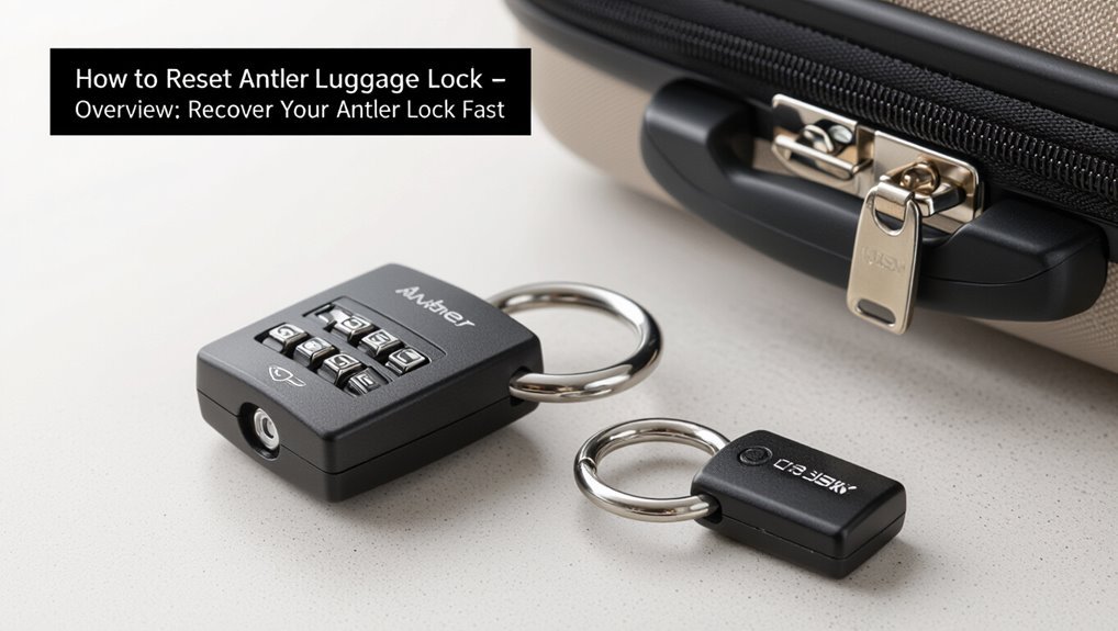 reset antler luggage lock