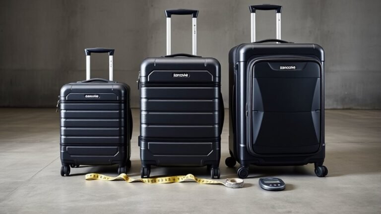 samsonite weight reference guide