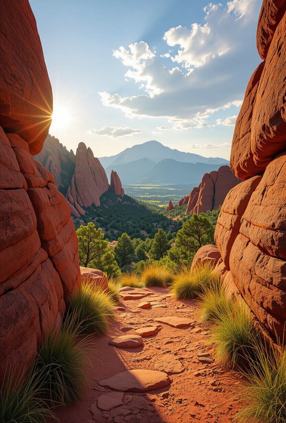 scenic trails and sunsets