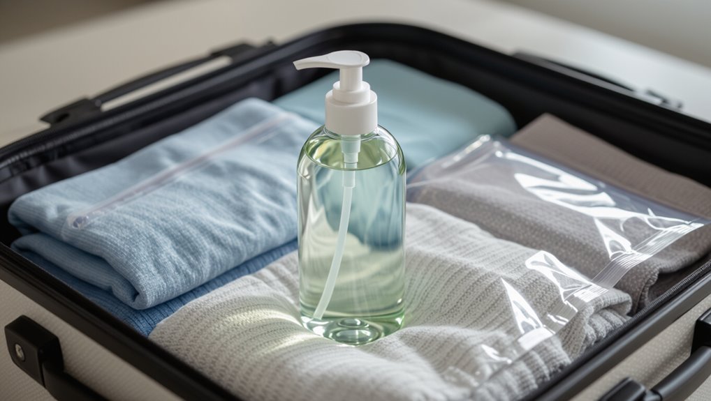 seal shampoo bottles securely