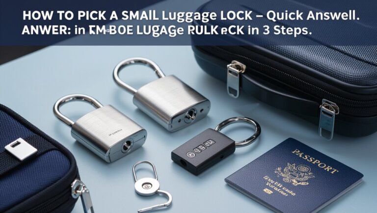 secure compact luggage lock