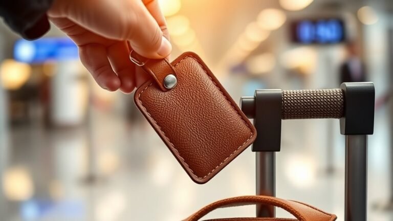secure quick luggage tagging