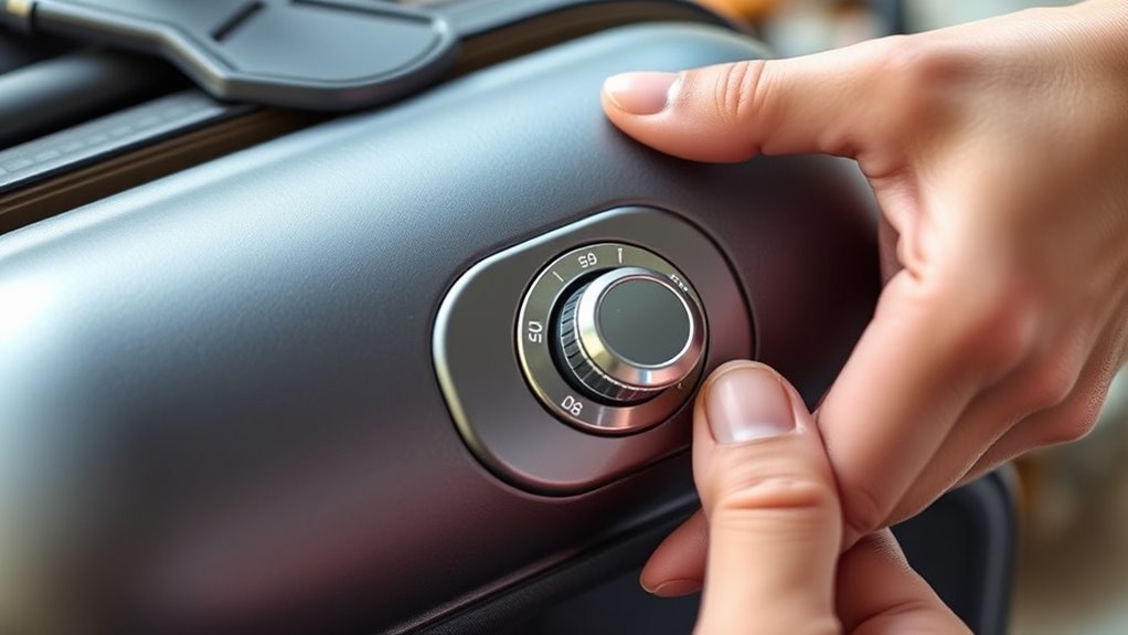 set new combination securely