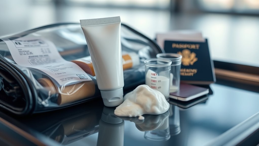 shaving cream size limit