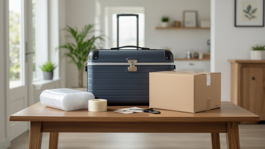 ship suitcases via usps