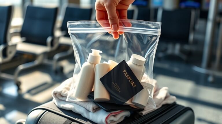 small liquids in bag