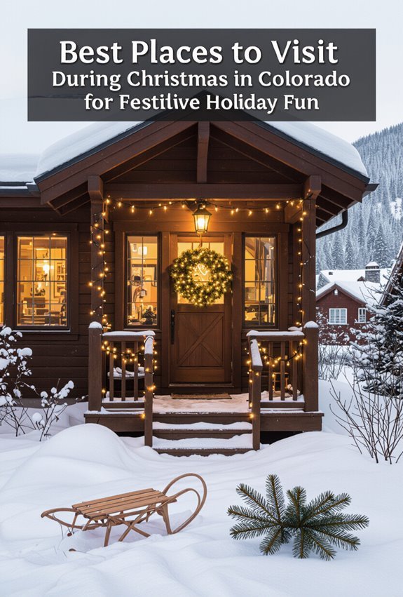 snowy mountain town charm