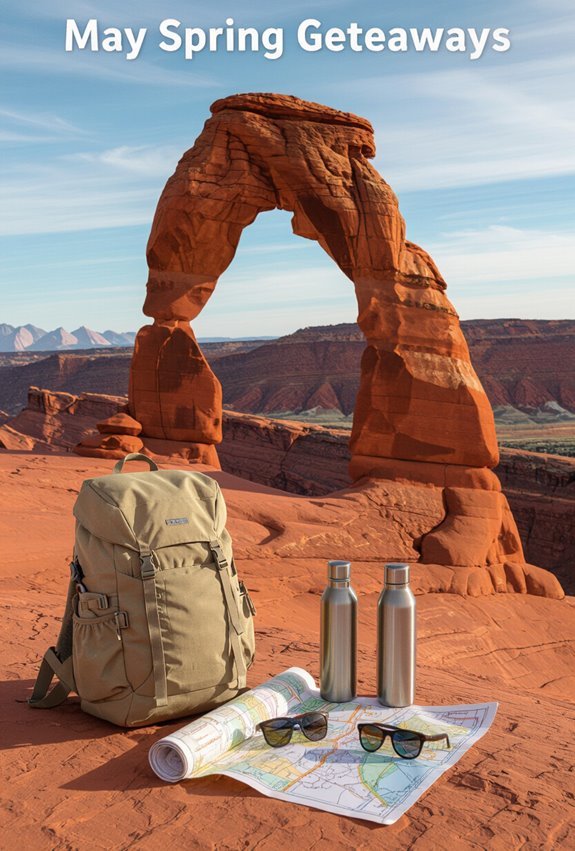 spring hikes at arches