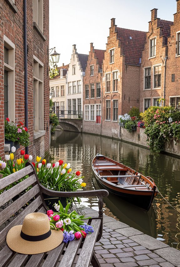 springtime charm in bruges
