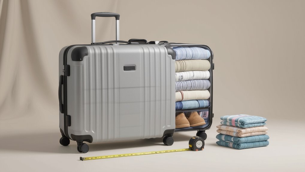 standard checked bag dimensions