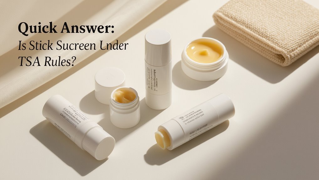 stick sunscreen considered solid