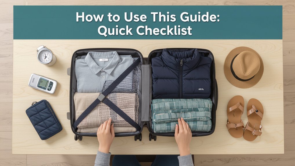streamline your packing checklist