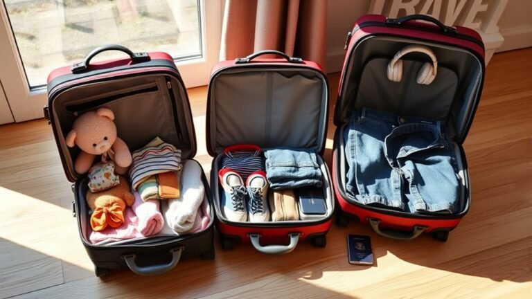 suitcase sizes by trip duration