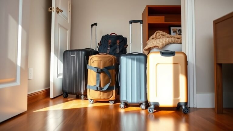 suitcases vary by housing needs