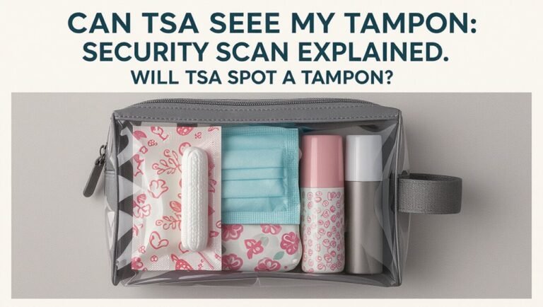 tampons pass tsa security