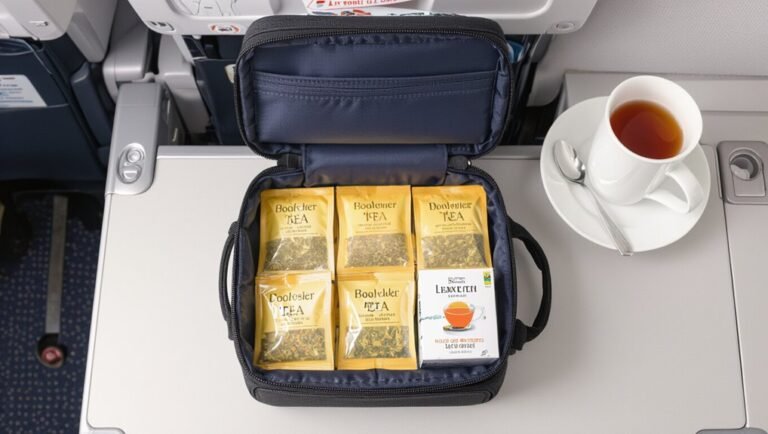 tea bags allowed onboard