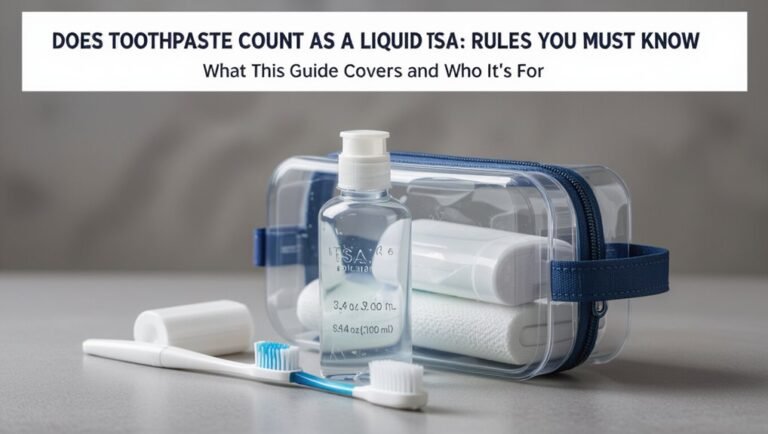 toothpaste travel packing guide