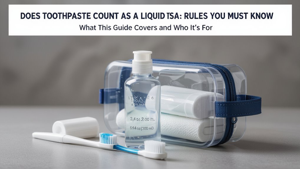 toothpaste travel packing guide