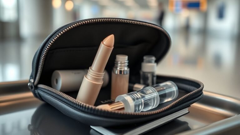 travel makeup packing tips