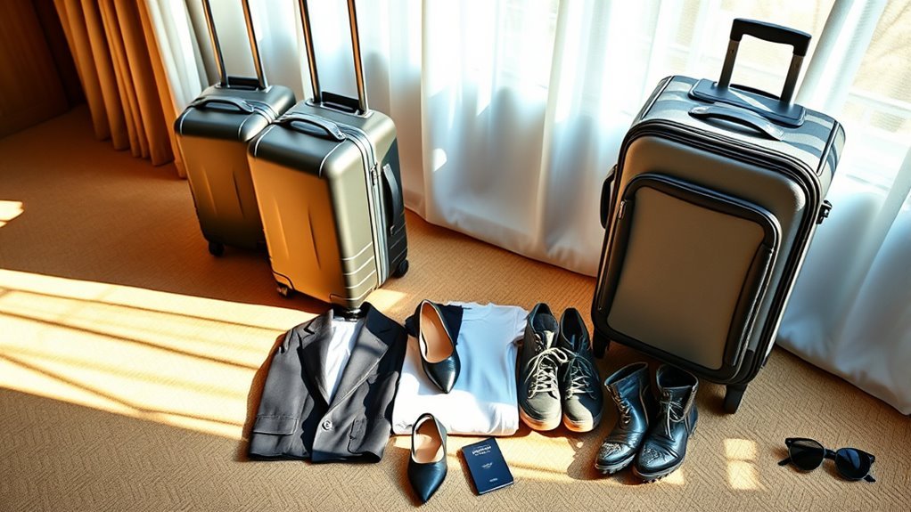 travel style influences suitcase size