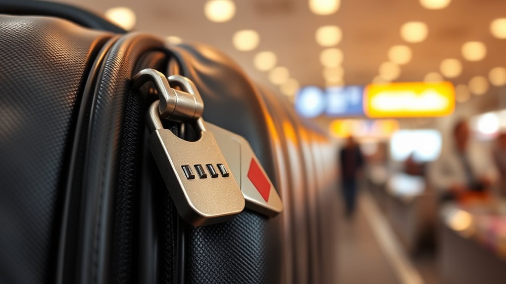 tsa approved travel luggage locks