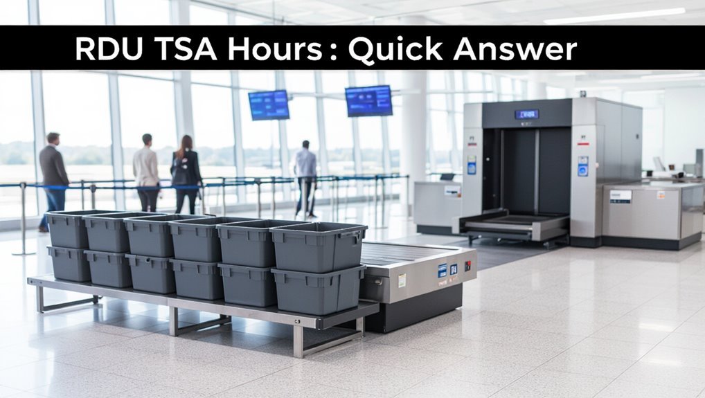 tsa checkpoint hours vary