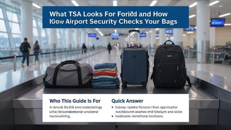 tsa checkpoint travel guide