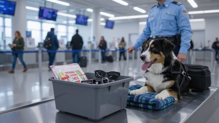 tsa dogs detect odors