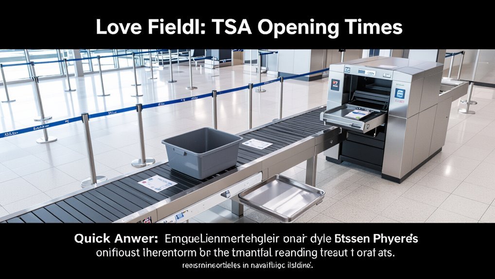 tsa hours for love field