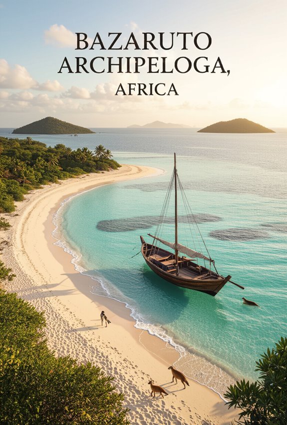 turquoise waters golden beaches