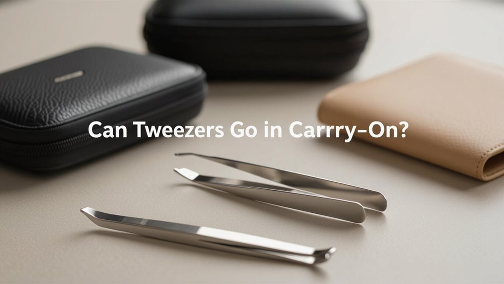 tweezers allowed in carry on