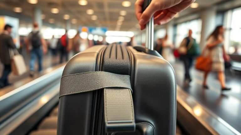 use luggage straps wisely