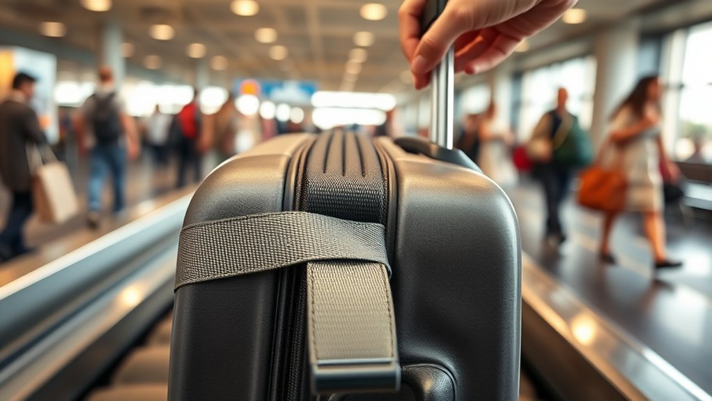 use luggage straps wisely