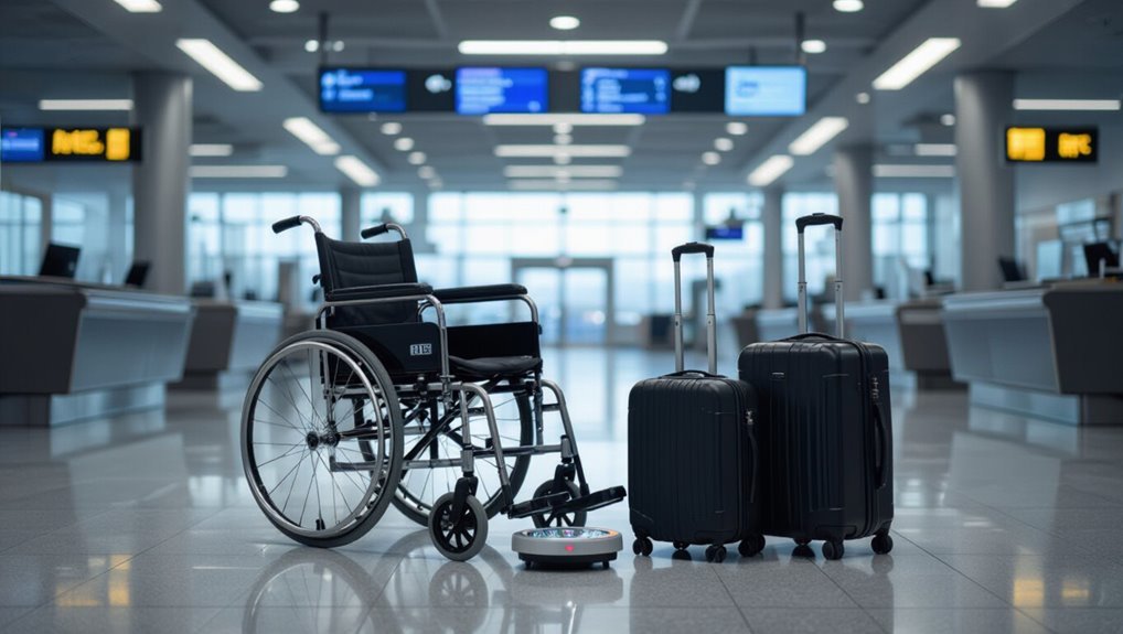 wheelchairs exempt from luggage