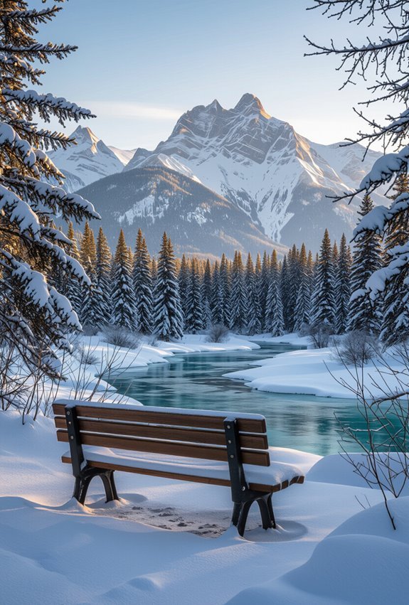 winter adventure in banff