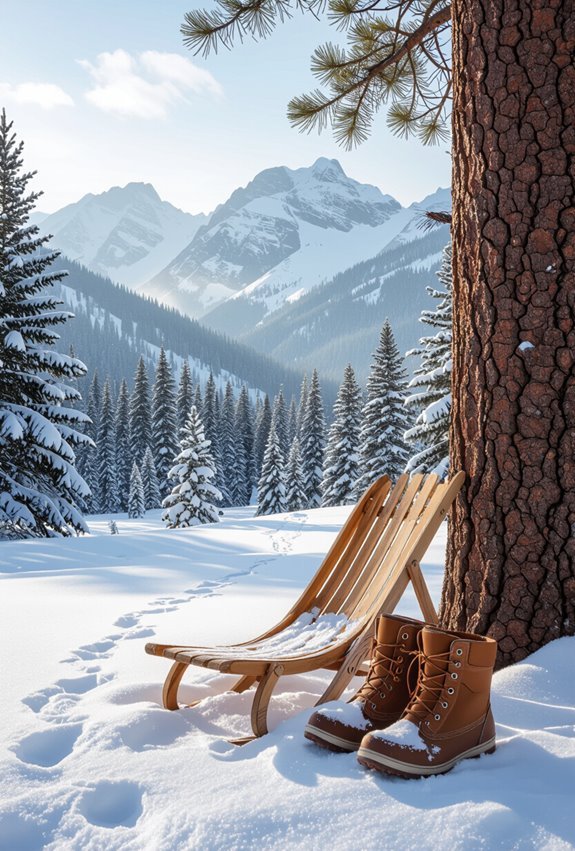 winter wildlife viewing adventure
